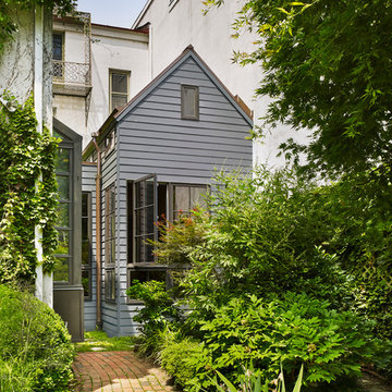 approach from garden