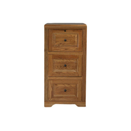 Eagle Furniture Oak Ridge 2-Drawer File Cabinet, Unfinished, 3-Drawer