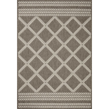 Loloi II In/Out Rainier Area Rug, Natural / Ivory, 11'-6" X 15'