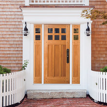 Dark Grey House - Side Entrance