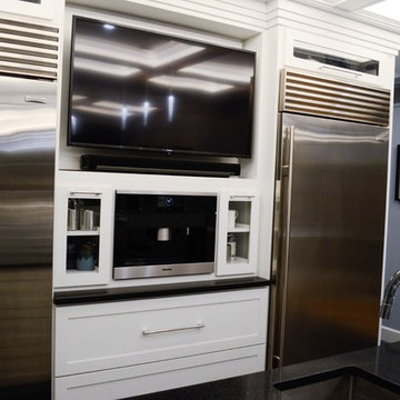 Illuminated Coffered Kitchen