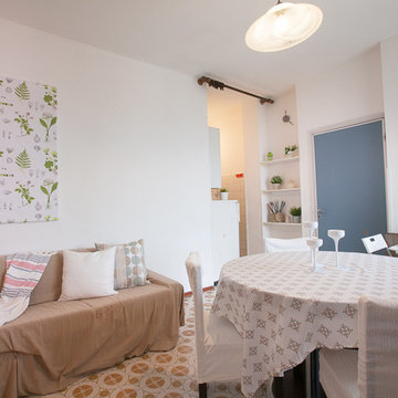 PROGETTO HOME STAGING PER TRILOCALE IN VENDITA - SOGGIORNO