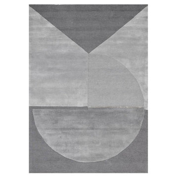 Satomi Anthracite Large Rugs by Linie Design