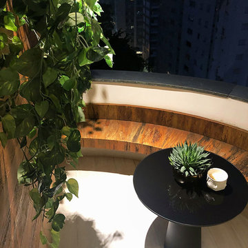 Foyer and varanda area penthouse Sao Paulo