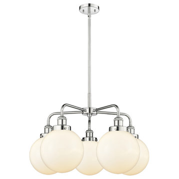 Innovations Beacon 5 26" Chandelier Polished Chrome