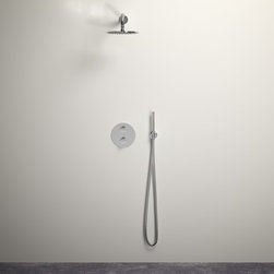 LUSSO CHROME LUXE SHOWER SET WITH THERMOSTATIC VALVE AND HAND-HELD SHOWER - Products
