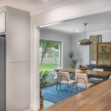 Blue Beauty: A Farmhouse Kitchen Remodel in Fort Worth