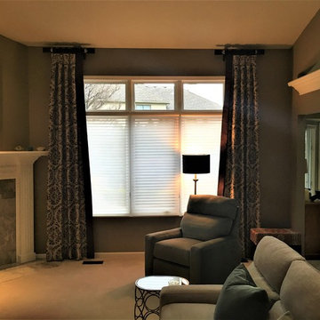 Stationary Side Panels and Shades