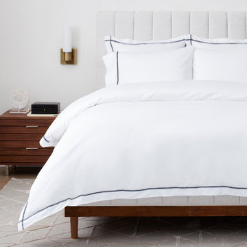 Boll & Branch Embroidered Bed