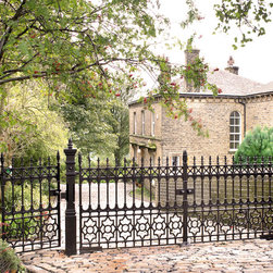 Heritage Cast Iron USA Stewart Driveway Gates - Home Fencing And Gates