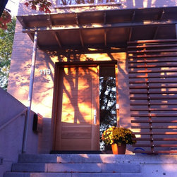 Custom D113 Solid Wood Front Door by Vintage Doors - Front Doors