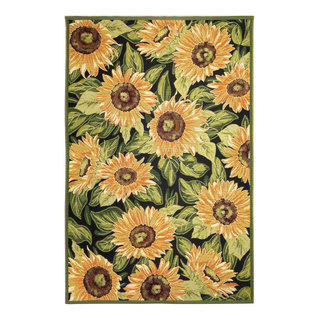 Marina Sunflowers Indoor/Outdoor Rug, 6'6
