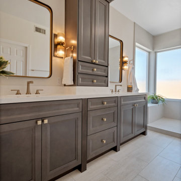 Transitional Kitchen and Bathrooms (Headley)