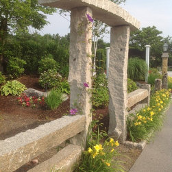 Hand Split Reclaimed Granite Post(s) Used in Landscapes - Landscaping Stones And Pavers