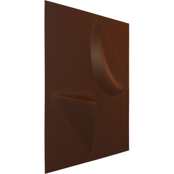 Apollo EnduraWall 3D Wall Panel, 11.875"Wx11.875"H, Aged Metallic Rust