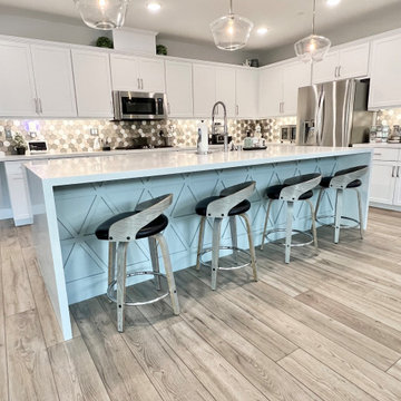 Hex Loving Transitional Kitchen Remodel