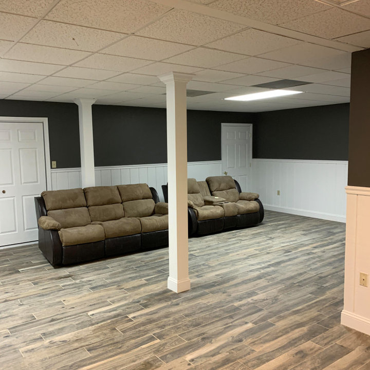 75 Shiplap Wall Basement Ideas You'll Love - January, 2026 | Houzz