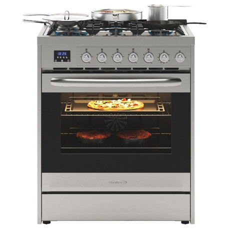 KoolMore 30 in. Stainless-Steel Professional Gas Range.