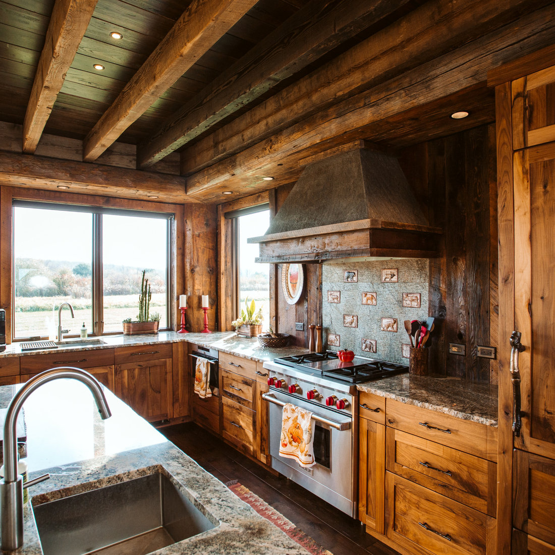 Rustic Barnwood Kitchen