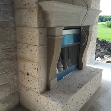 Custom Cut Limestone Home