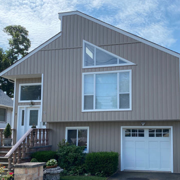 Glen Cove Siding - Natural Clay Board & Batten | Alpha Windows & Siding