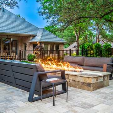 Plano Texas | Backyard Landscape and Pool