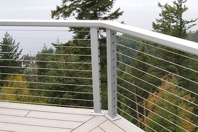 This is an example of a deck in Seattle.