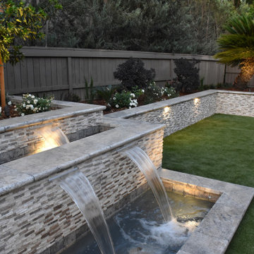 Water feature replaces unused pool