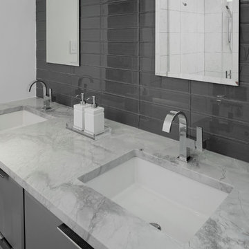 Modern master bathroom