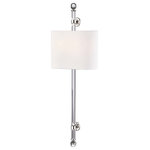 Hudson Valley Lighting - Wertham 2-Light Wall Sconce, Polished Nickel - Features: