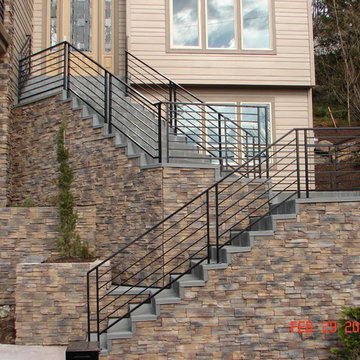 Exterior Horizontal Railings