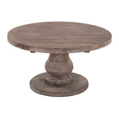 Carolina Reclaimed Pine Round Coffee Table by Kosas Home