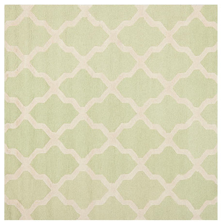 Safavieh Cambridge Cam121B Light Green, Ivory Area Rug