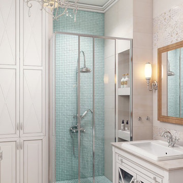 Interior design in residential complex "Chocolate"