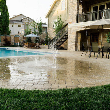Splash Pad For Backyard
