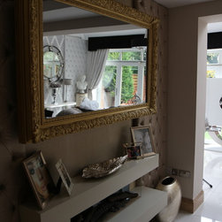 55" Barbican Gold Mirror TV Frame - Products