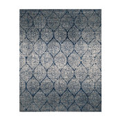 Safavieh Madison Area Rug, Navy/Silver, 9'x12'