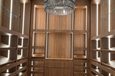 Mid-sized trendy wine cellar photo in Other