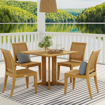 5 pc Pyramid Laguna Teak Dining Set