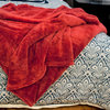 Oh So Soft Pomegranate Twin-size Microfiber Blanket