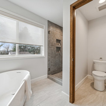 Raleigh Hills Transitional Kitchen & Primary Bath