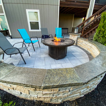 Triple P Project- Pavers, Pergola, and Fire Pit!