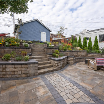 Sloped Backyard Relaxing Hideaway
