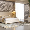 Modrest Aspen Modern Beige, White, Gold Estern King Bedroom Set