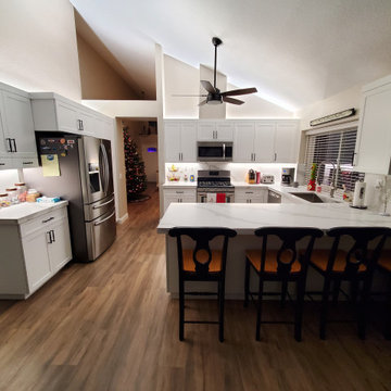 New Custom Cabinets and Countertop in Rancho Santa Margarita, CA