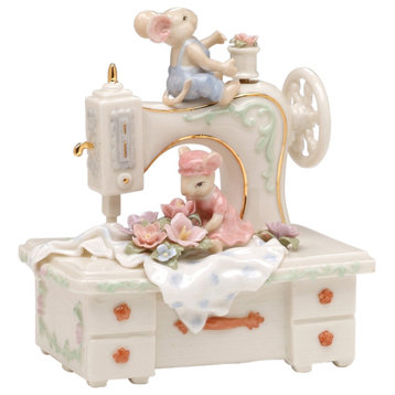 Musical Sewing Machine with Mice