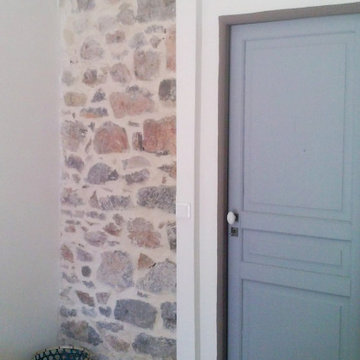 Détail chambre, jeu des matériaux
