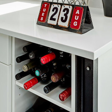 In-kitchen wine, at the ready