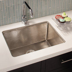 Cocina 24 Copper Kitchen Sink in Brushed Nickel by Native Trails - Kitchen Sinks