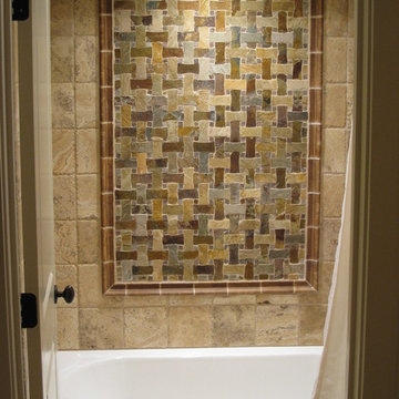 Custom Basketweave Tile Panel